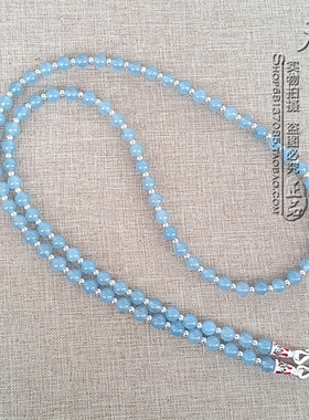 蓝玉髓泰国佛牌其他款式毛衣项链