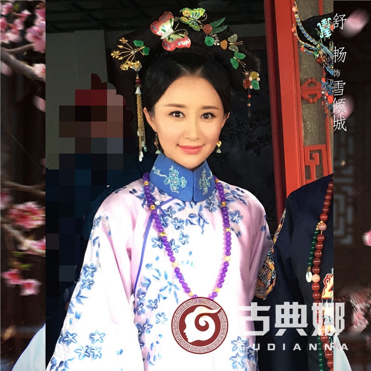 新款影视剧龙珠传奇之无间道古装服装清朝旗装妃子格格服舒畅古典