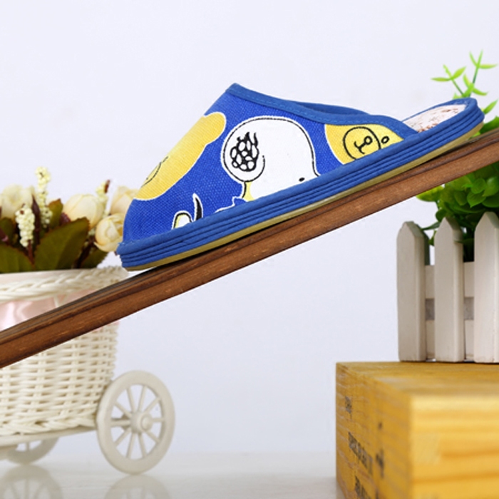 Pantoufles enfants en coton pour printemps - semelle tendon - Ref 987274 Image 4