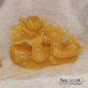 天然正品 饰品摆设 米黄玉摆件莲花君子如莲百年好合鸳鸯戏水家居装
