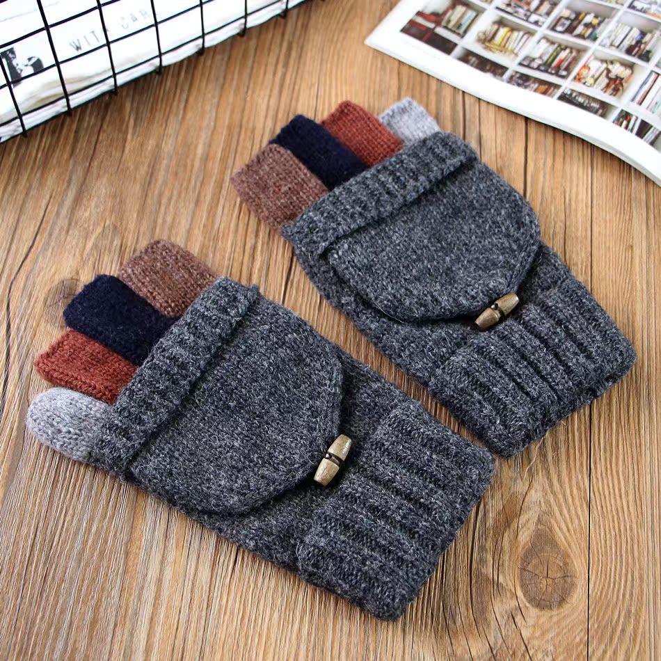 Gants pour homme en Laine Cachemire - Ref 2781241 Image 4