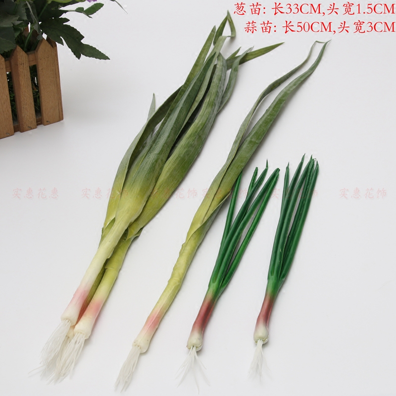 仿真蔬菜假水果家静物摄影道具居装饰酒店摆设模型仿真pu葱苗蒜苗