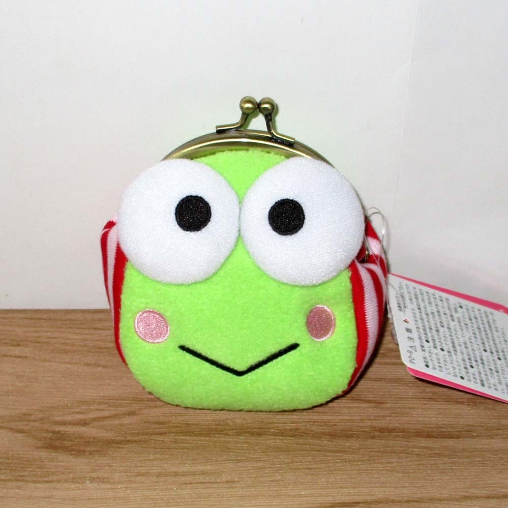 日本sanrio正品keroppi大眼蛙  零錢包硬幣包女包