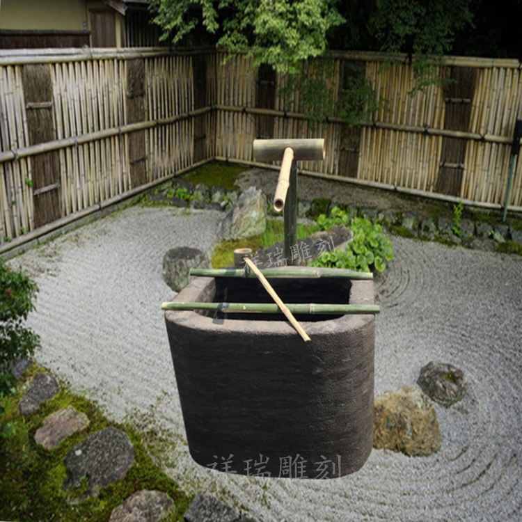 景观鱼缸户外摆件日式庭院