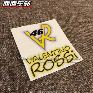 西西车贴 VR46ROSSI罗西 车贴划痕汽车改装装饰贴反光贴纸贴花