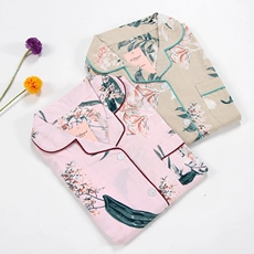 Pajama quần nữ quần short mùa hè nữ quần mỏng váy bông chần bông quần nhà quần quần lớn 衩 phụ nữ bông quần lụa quần short nữ
