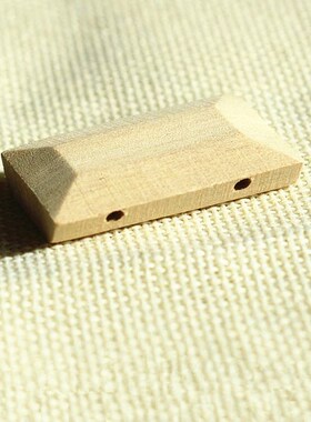 异形木片双排贯穿孔8个可做女手镯彩绘漆画DIY其他饰品配件材料