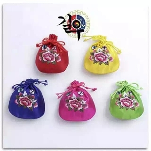 小号福袋子刺绣福字福袋家居摆件新婚五福袋抓福袋