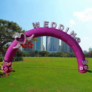 婚庆拱门新款充气拱门8米结婚拱门婚庆典礼彩虹门开业拱门包邮
