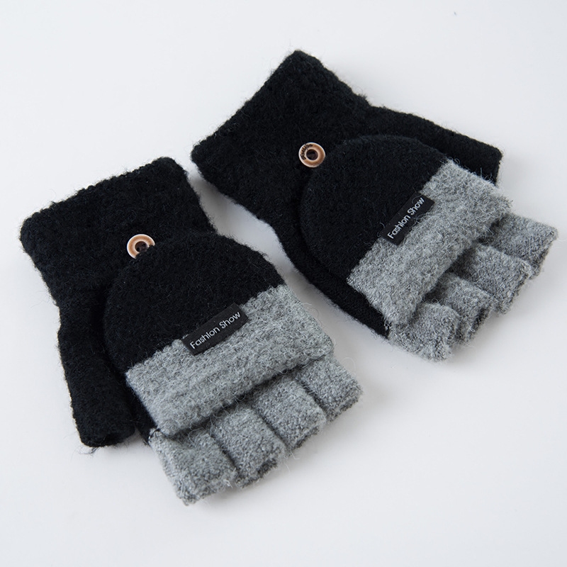 Gants pour homme en Laine Cachemire - Ref 2781570 Image 4