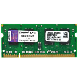 kingston金士顿笔记本内存条，ddr26671gpc2-5300skvr667d2s5