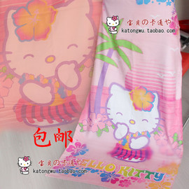 ！hello Kitty 凯蒂猫 可爱 卡通 纯棉 浴巾 海滩巾 大毛巾