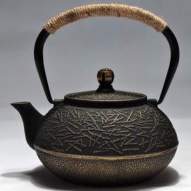 金京堂(金京堂)铸铁壶生铁壶煮茶壶烧水壶，泡茶壶碳炉围炉电陶炉用煮水壶
