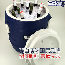 esky奶茶桶保温桶啤酒桶，扎啤桶饮料桶冷藏桶保鲜桶10升15l冰粒桶