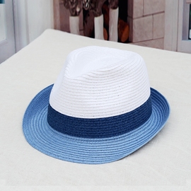 夏天小礼帽韩版女士太阳帽，遮阳帽防晒沙滩帽，海边度假爵士草编帽子