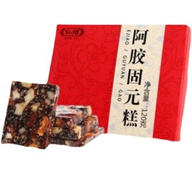 山东即食阿胶糕女士型120g山东东阿，ejiao手工固元膏