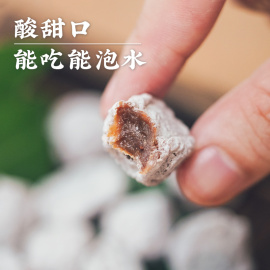 艾格吃饱了陈皮话梅干酸甜青梅蜜饯，咸话梅网红梅子休闲零食品