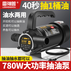 油水两用电动抽油泵12v24v220v伏直流，高压水泵柴，油泵加油机抽油器