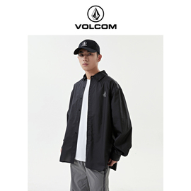 VOLCOM钻石户外品牌防晒衣服长袖衬衫2024夏季防紫外线外套