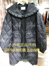 1WZ4337800 10X欧时力2022冬季收腰中长款羽绒服外套