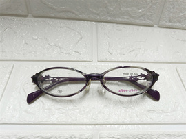 awaw出口眼镜素颜小框眼镜架金属，花边镜腿，板材装饰近视全框带鼻托