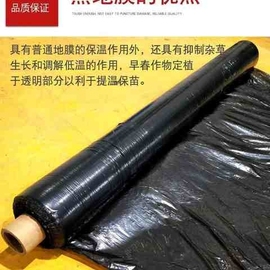 21黑地膜除f草黑色果园农用地膜蔬菜L大棚塑料薄膜除草保湿膜