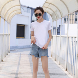 t恤女短袖网红2020夏季修身韩版超火闺蜜装半袖多图案3D上衣