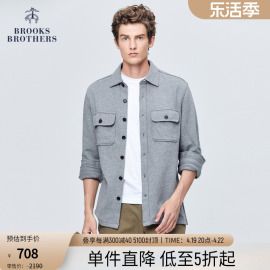 brooksbrothers布克兄弟，男士春秋休闲棉质双口袋夹克外套