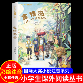 金银岛正版 彩图注音版 一年级阅读课外书必正版二三年级课外阅读书籍小学生读物 适合6岁以上看的儿童书故事书有声伴读