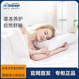 睡眠博士决明子枕头成人单人双人荞麦枕助睡眠护颈椎枕枕芯家用