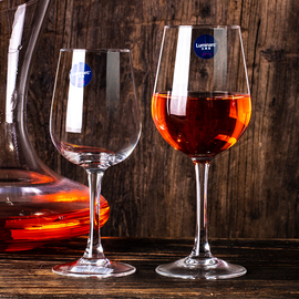 乐美雅红酒杯套装，家用创意葡萄，酒杯欧式钢化玻璃高脚杯6只