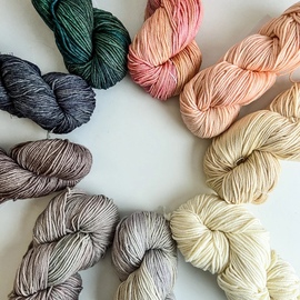 malabrigo Rios 乌拉圭手染线进口中粗线美利奴羊毛冬季段染毛衣