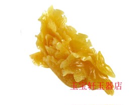 品天然米黄玉白菜摆件客厅摆设黄玉白菜摆件工艺品客厅摆件促