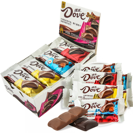 德芙巧克力盒装224g丝滑牛奶，味白黑巧克力喜糖果，送女友礼物零食