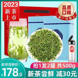 2023新茶春茶霍山黄芽特级安徽黄大茶浓香型茶叶礼盒散袋装共500g