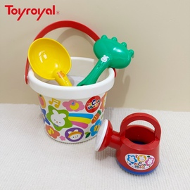 Toyroyal日本皇室沙滩玩具套装儿童铲子小桶宝宝戏水挖沙玩沙工具