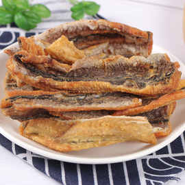 现烤鳗鱼干鳗鱼片好吃不长胖发胖的健康零食，即食山东特产海鲜干货