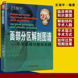 正版面部分区解剖图谱手术原理与整形实践王海平著医学美容韩国美容整形书籍可搭微整形注射美容书籍医学美容辽宁科学技术出版