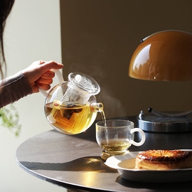直播可加热玻璃茶壶，茶杯套装功夫，煮茶具养生水壶