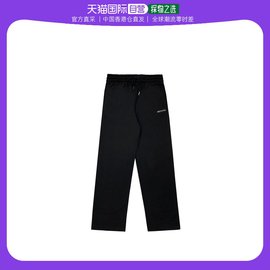 香港直邮MIUCCIA 黑色女士休闲裤 MC2022AW0057-BLACK