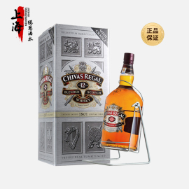 Chivas芝华士12年 4.5L 苏格兰调配型威士忌进口洋酒 礼盒装+酒架