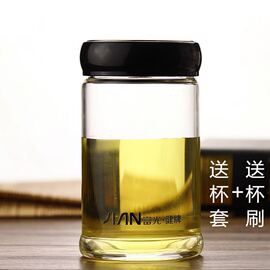 富光单层家用玻璃水杯水晶杯子加厚茶杯大容量耐热透明杯创意