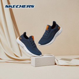 skechers斯凯奇男鞋，2024春夏季网面透气运动休闲跑步鞋210281