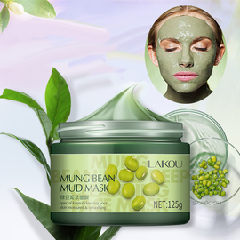 绿豆泥浆面膜泥补水控油Mud Mask Facial Mask Face Oil Control