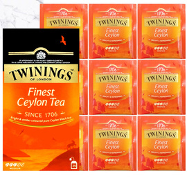 twinings川宁红茶100片进口锡兰红茶茶包袋泡茶，斯里兰卡茶叶