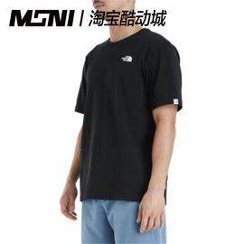 THE NORTH FACE 北面TNF 男女logo纯色短袖圆领运动T恤 NT7UM15J