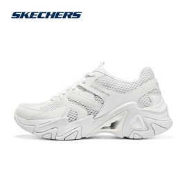 skechers斯凯奇女鞋春夏季厚底老爹鞋复古缓震运动鞋机甲鞋896207