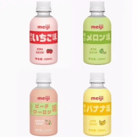 国产 明治含乳饮料儿童果汁乳220ml*15瓶/箱