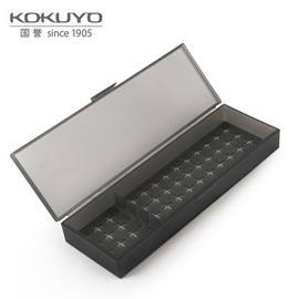 日本kokuyo国誉塑料插片式可调式笔盒男女学生便携透明文具盒收纳