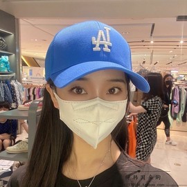 韩国MLB帽子字母NY洋基队镂空网眼棒球帽遮阳帽逛街休闲鸭舌帽女